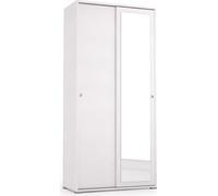 Armadio camera da letto 2 Ante scorrevoli Legno MDF Bianco EL115/1 B Terraneo
