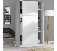 Kit armadio 2 ante scorrevoli 120x50xh200 bianco l.