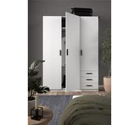 Armadio Camera Da Letto Moderno 2 3 Ante 3 Cassetti 98x50x200 Mobile Multiuso