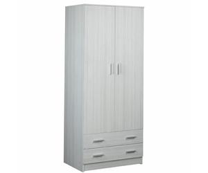 Armadio cameretta 2 ante e 2 cassetti in legno Eucalipto Armadi 182x77x52 italia