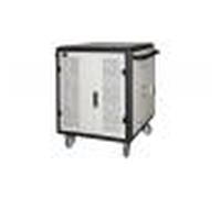 ARMADIO CARRELLO RICARICA 40 TABLET/NB CON RUOTE MULTIPRESE INCLUSE VENTOLE PORTA IN ACCIAIO TRAFORATA COLORE GRIGIO - LKSCA40