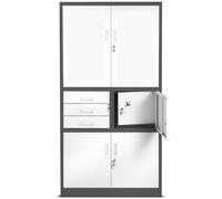 Armadio classificatore con cassaforte Armadio da ufficio Armadio in metallo...