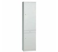 KIT MOBILE MULTIUSO COLONNA BAGNO H183 L46 P34 Cm FINITURA BIANCO SARMOG 452k