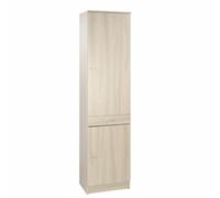 Armadio colonna Mobile scarpiera multiuso olmo con cassetto 46x34x183 cm