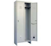 ARMADIO ARMADIETTO SPOGLIATOIO 1 POSTO 175x34x36CM IN LAMIERA METALLO GRIGIO