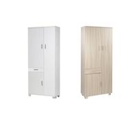 KIT ARMADIO MULTIUSO BAGNO H180L77 P34 Cm FINITURA OLMO CHIARO SARMOG 623k