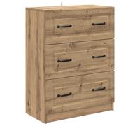 Armadio con cassetti 66 x 34,5 x 87 cm in legno di ingegneria | Mobiletto multiuso con diversi cassetti spaziosi, maniglie a barre, facile manutenzione