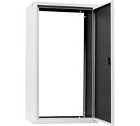 Armadio Copricaldaia Coibentato da Esterno - 110x60x43 cm - Copri Caldaia per Esterni e Interni Isolato - Lamiera Preverniciata Bianco-Grigio SP. 6/10 - Kit Montaggio e Chiave