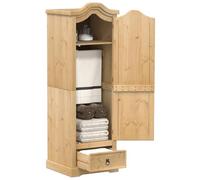 Armadio Corona 55 x 52 x 170 cm in legno massello di pino Armadietti & Armadietti & Armadietti