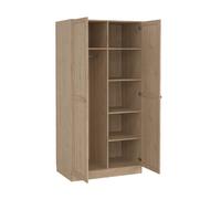 Armadio CORSICO a 2 ante battenti in laminato, LAP 98,5x200,1x61,6 cm