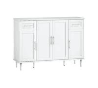 ARMADIO CUCINA HOMCOM IT838-590V00WT - in MDF Bianco con 4 porte e 6 ripiani
