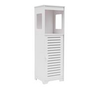 Armadio da bagno multiuso per bagno, camera da letto, 28 x 25 x 90 cm, bianco
