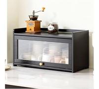 Armadio Da Banco Per La Dispensa Della Cucina, Scaffale Indipendente Di Stoccaggio, Per Le Ciotole Spezie Piatti(Black)