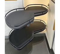Armadio da cucina angolare regolabile con design estraibile, adatto per mobili da 900 mm, sistema di bloccaggio silenzioso, soluzione salvaspazio per cucine moderne