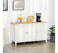 Armadio da cucina moderno HOMCOM con 3 ante 120x40x70 cm bianco