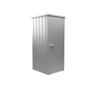 Armadio da esterno Biohort Julia taglia L High argento metallizzato Argento-metallizzato