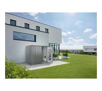 Armadio per Attrezzi in Metallo 230 LARGE Biohort Grigio Quarzo Metal