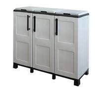 Armadio da giardino per raccolta differenziata dei rifiuti Armadietto pattumiera