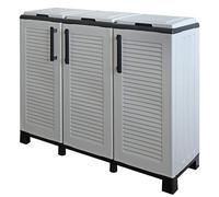 Armadio da giardino per raccolta differenziata dei rifiuti Armadietto pattumiera