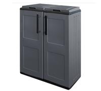 Armadio da giardino per raccolta differenziata dei rifiuti Pattumiera cucina