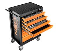 Armadio da officina - NEO TOOLS - 84-222-9 - 7 cassetti - 129 attrezzi - Acciaio robusto