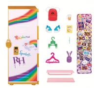 Rainbow High Design & Stile Locker Giocattolo Con Mensole Grucce Nuovo Scatola