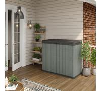 Armadio da terrazzo e giardino in Evotech verde Box porta attrezzi da esterno