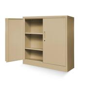 Armadio da Ufficio Archivio per Officina in Metallo Chiudibile 92.5x90x40 cm