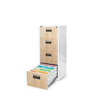 Armadio da Ufficio Armadietto per Archivio Schedario Portadocumenti 4 cassetti
