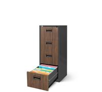 Armadio da Ufficio Armadietto per Archivio Schedario Portadocumenti 4 cassetti