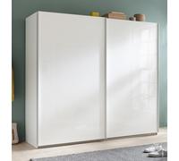 Composad | Armadio della Linea SYSTEMA, Armadio a 2 Ante Scorrevoli, Camera da Letto, (LxAxP) 250x223x67 cm, Bianco laccato, Made in Italy