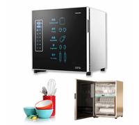 Armadio Di Disinfezione Da Tavolo Di Grande Capacità, Asciugatura Ad Aria Calda 40-80 °C + Disinfezione A Circolazione A 360 °C, Per 2-8 Persone, Touch Screen A 6 Tasti, 68/88/128 L,68L