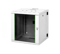 DIGITUS Armadio di rete - Rack da 19 pollici - 12U - 600 mm x 600 mm (LxP) - Profondità utile 440 mm - Montaggio a parete - Telaio posteriore orientabile - Portata 100 kg - Serie Unique - Grigio