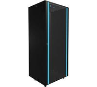 Armadio di rete da 19 pullici 42 U 800x800 pannelli laterali rimovibili autoassemblati Armadio rack 19 pollici per UPS Switch vetro temperato nero Armadio rack per server