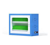 Armadio di Ricarica con Serratura, Stazione Sicura per Scuola e Ufficio | Organizer Caricatore USB Intelligente 5V 2.1A, Ideale per la Gestione di Tablet e Telefoni in Aula(Blue,58 x 26 x 44 cm)