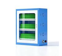 Armadio di Ricarica con Serratura, Stazione Sicura per Scuola e Ufficio | Organizer Caricatore USB Intelligente 5V 2.1A, Ideale per la Gestione di Tablet e Telefoni in Aula(Blue,51 x 26 x 62 cm)
