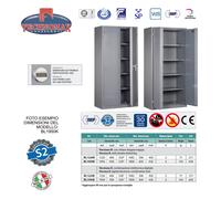 ARMADIO DI SICUREZZA A DOPPIA PARETE. PROFESSIONAL BLINDO, MOD. BL1950E SERRA...