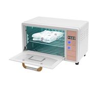 Armadio disinfettante UV, sterilizzatore per utensili per unghie, 75 °C, sterilizzatore con timer, sterilizzatore per manicure per uso domestico, parrucchieri e spa (bianco + rosa)