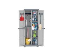 Armadio Domino Wave - PPL - a 2 ante - base 3700 - 70x43,8x181,8 cm - grigio - Terry Quantita min. 1