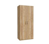 Armadio DUBINO a 2 ante battenti in laminato, LAP 88,9x210,5x54,2 cm