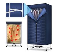 Armadio Elettrico Casa Appartamenti Asciugatrice per Camper da Viaggio - Asciugatrice Riscaldata a 2 Livelli da 1000 W Asciugatrice Elettrica Portatile ad Asciugatura Rapida Asciugatrice ad