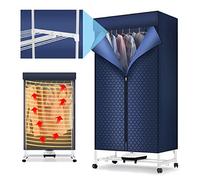 Armadio Elettrico Casa Appartamenti Asciugatrice per Camper da Viaggio - Asciugatrice Riscaldata a 2 Livelli da 1000 W Asciugatrice Elettrica Portatile ad Asciugatura Rapida Asciugatrice ad