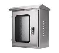 Armadio Elettrico in Acciaio Inossidabile 304, Scatola Elettrica for Esterni con Montaggio A Superficie, Serratura e Piastra di Montaggio(50X60X25cm/19.7X23.6X9.8in)