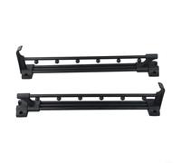 Armadio Estraibile Regolabile 250-500mm Salvaspazio Nero | Cold Rolled Steel + ABS, Space-saving Pull-out Design, Fits Clothes & Bags, Easy Install, 2-pack