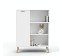 KOBI Libreria moderna - Bianco Legno