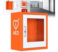 Armadio for defibrillatore AED, armadio in metallo for defibrillatore AED con spia di allarme, armadietto for defibrillatore AED con serrature antifurto e chiavi for casa e ufficio