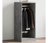 Armadio Grigio Cemento 48x41x102 cm in Legno Multistrato