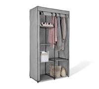 ARMADIO GUARDAROBA SCARPIERA MOBILE IN TESSUTO APPENDIABITI CON RIPIANI (51020)