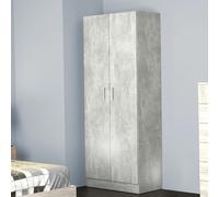 Armadio guardaroba multiuso in legno Armadi scarpiera cemento 195x87x50