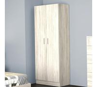 Armadio guardaroba multiuso in legno bianco Armadi mobile camera da letto